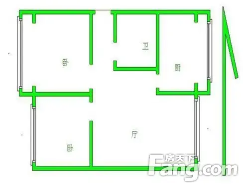 经贸公安分局家属院经贸公安分局 0室 户型&nbsp;2室2厅1卫1厨 0.00㎡