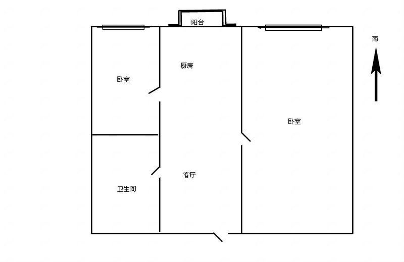 两室一厅,拎包即住,黄金楼层,可贷款!