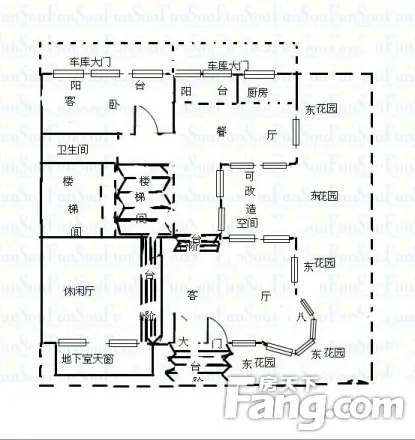 水尚阑珊别墅户型图