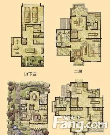 水尚阑珊别墅户型图